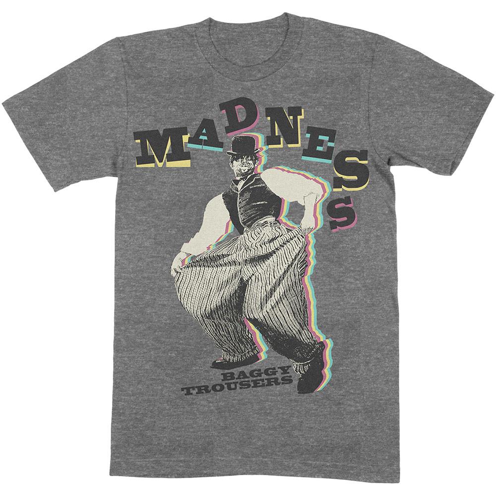 Madness - Baggy Trousers Heren Tshirt - Grijs